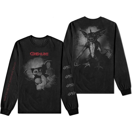 Gremlins Unisex Long Sleeve T-Shirt: Graphic - Gremlins - Mercancía -  - 5056368693557 - 