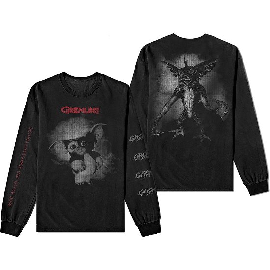 Cover for Gremlins · Gremlins Unisex Long Sleeve T-Shirt: Graphic (Bekleidung) [size S] [Black - Unisex edition]
