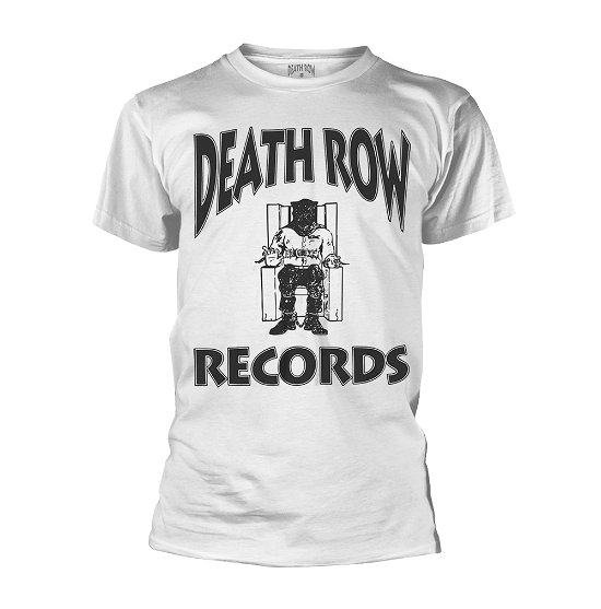 Cover for Death Row Records · Logo (White) (CLOTHES) [size S] (2022)