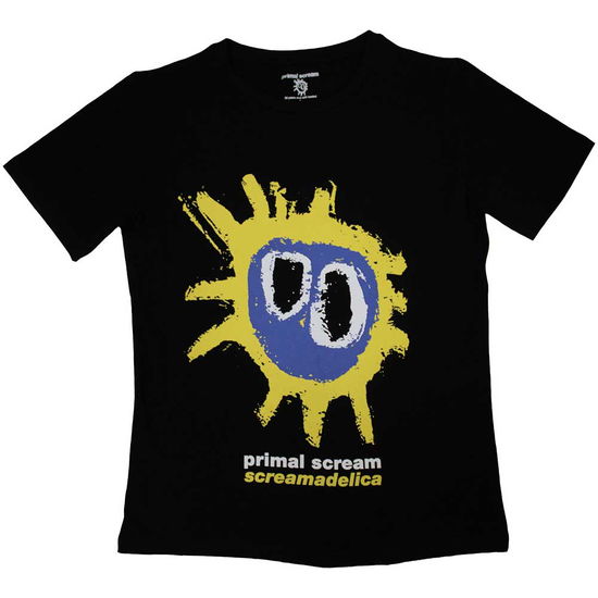 Cover for Primal Scream · Primal Scream Ladies T-Shirt: Screamadelica (Black) (T-shirt) [size S] (2023)