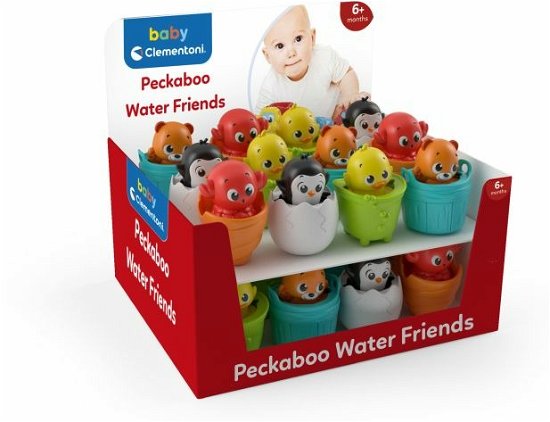 Peekaboo Water Friends CDU24 - Clementoni: Baby - Merchandise - Clementoni - 8005125176557 - September 22, 2023