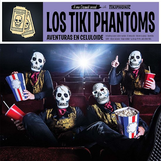Cover for Los Tiki Phantoms · Aventuras En Celuloide (LP) [Limited edition] (2019)