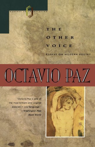 Cover for Octavio Paz · The Other Voice: Essays on Modern Poetry (Taschenbuch) [Reprint edition] (1992)