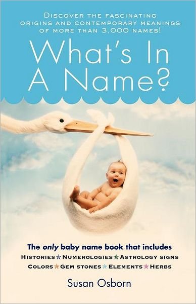 Cover for Susan Osborn · What's in a Name? (Taschenbuch) (1999)