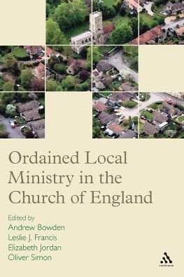 Cover for Bowden Andrew · Ordained Local Ministry in the Church of England (Paperback Book) (2012)