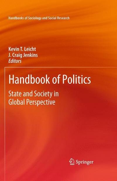 Cover for Mike Inglis · Handbook of Politics: State and Society in Global Perspective - Handbooks of Sociology and Social Research (Paperback Book) (2012)