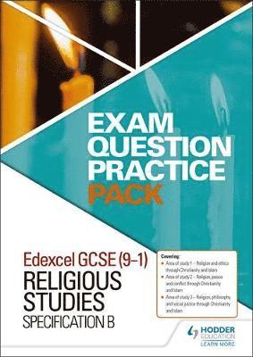 Cover for Hodder Education · Edexcel GCSE (9-1) Religious Studies B: Exam Question Practice Pack (Spiralbuch) (2018)