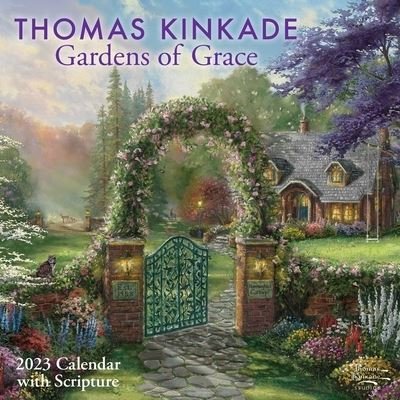 Thomas Kinkade Gardens of Grace with Scripture 2023 Wall Calendar - Thomas Kinkade - Merchandise - Andrews McMeel Publishing - 9781524872557 - 6. september 2022
