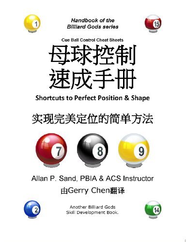 Cover for Allan P. Sand · Cue Ball Control Cheat Sheets (Chinese): Shortcuts to Perfect Billiards Position &amp; Shape (Paperback Bog) [Chinese edition] (2012)