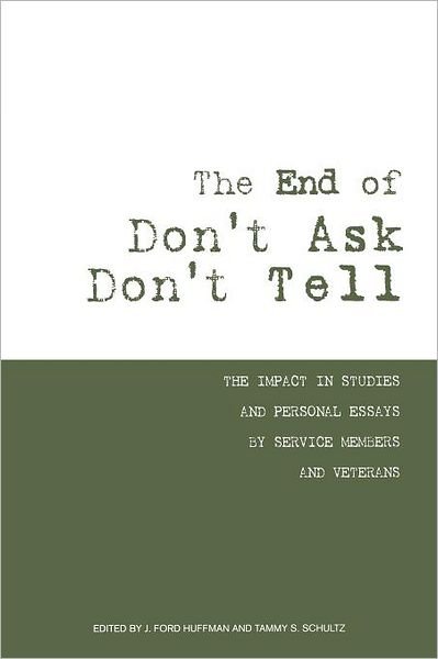 Cover for Marine Corps University Press · The End of Don't Ask Don't Tell (Taschenbuch) (2011)