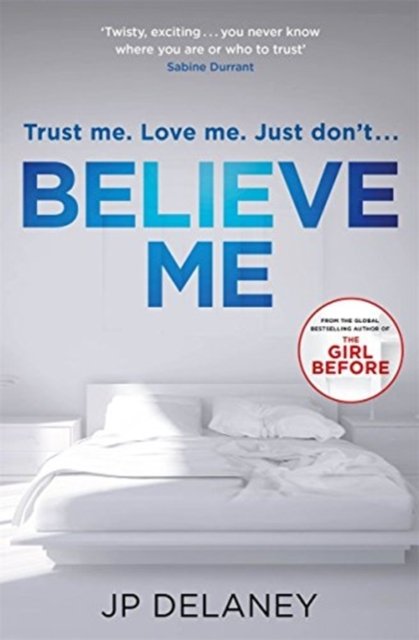 Cover for J.P. Delaney · Believe Me (Paperback Book) (2018)