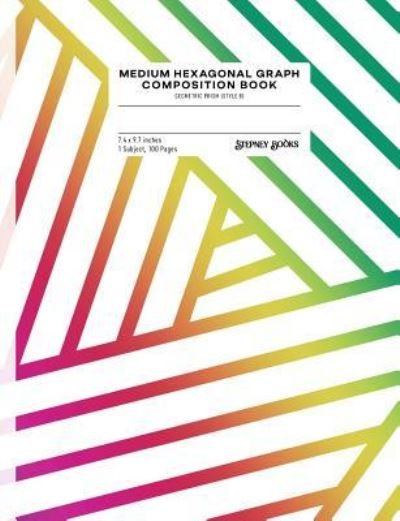 Medium Hexagonal Graph Composition Book - Stepney Books - Bücher - Independently Published - 9781791559557 - 11. Dezember 2018