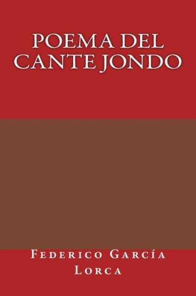Cover for Federico Garcia Lorca · Poema del Cante Jondo (Paperback Book) (2017)