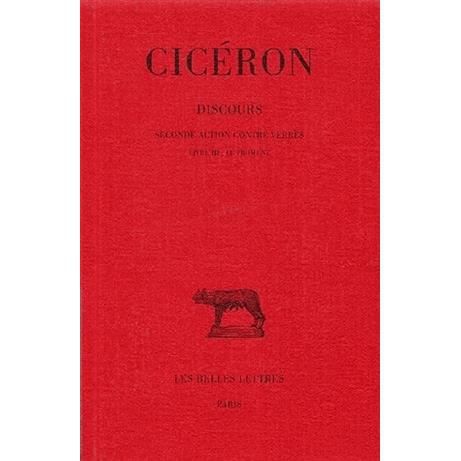 Cover for Cicéron · Discours (Collection Des Universites De France Serie Latine) (French Edition) (Paperback Book) [French edition] (2002)