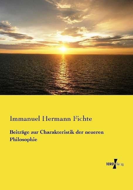 Cover for Fichte · Beiträge zur Charakteristik der (Book)