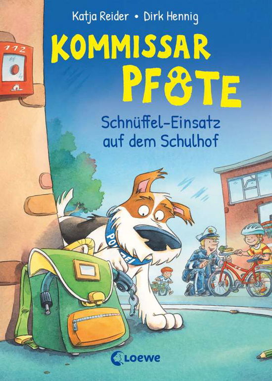 Cover for Katja Reider · Kommissar Pfote (Band 3) - Schnüffel-Einsatz auf dem Schulhof (Inbunden Bok) (2021)