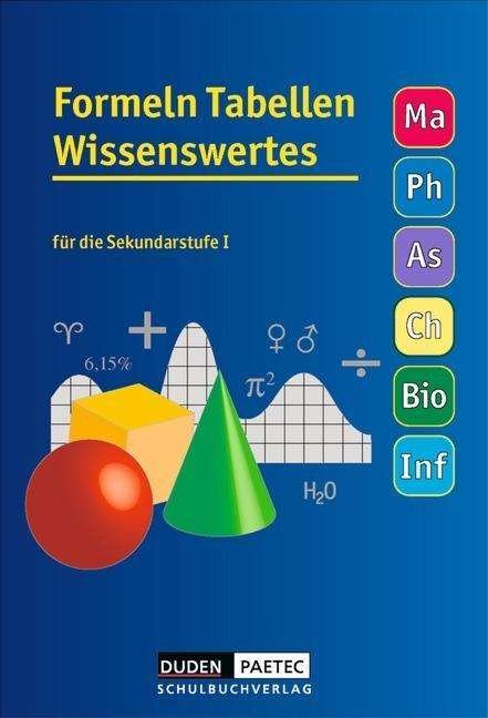 Cover for Bahro · Formeln,Tabellen,Wissensw.f.Sek.I (Bog)