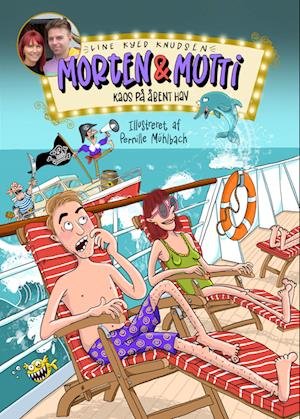 Cover for Line Kyed Knudsen · Morten og Mutti - Kaos på åbent hav (Bound Book) [1er édition] (2023)