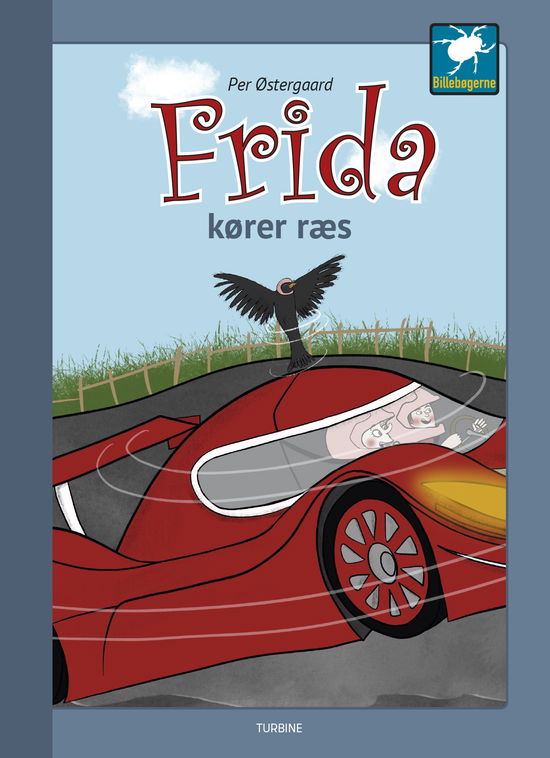 Cover for Per Østergaard · Billebøgerne: Frida kører ræs (Innbunden bok) [1. utgave] (2019)