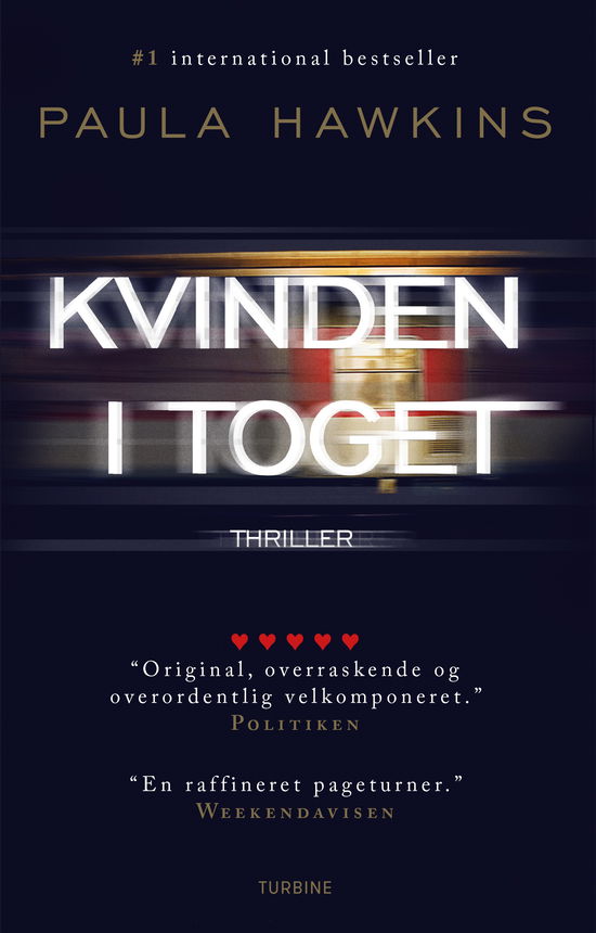 Cover for Paula Hawkins · Kvinden i toget (Sewn Spine Book) [2nd edition] (2025)