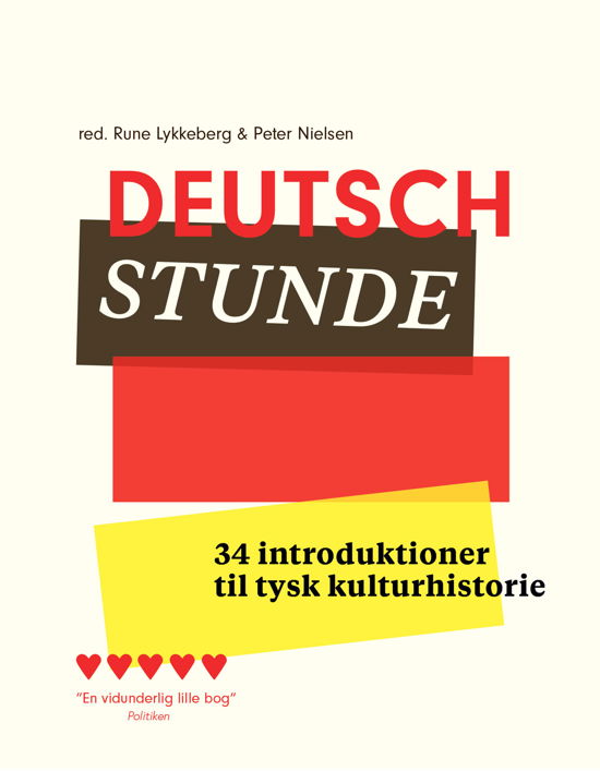 Cover for Rune Lykkeberg og Peter Nielsen (red) · Deutschstunde (Sewn Spine Book) [2.º edición] (2021)