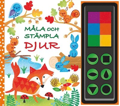 Cover for Fiona Watt · Måla och stämpla djur (Spiral Book) (2019)