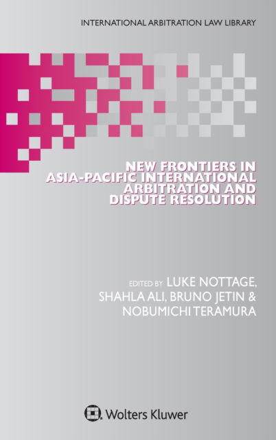 Cover for Shahla Ali · New Frontiers in Asia-Pacific International Arbitration and Dispute Resolution (Hardcover Book) (2020)