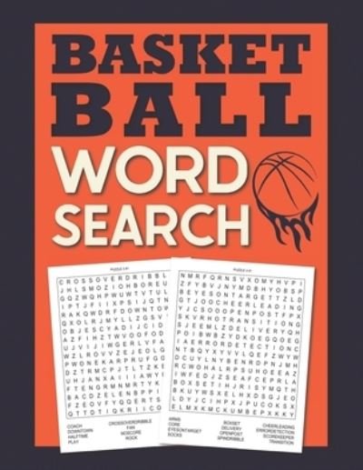 Cover for Orange Ball Publishing · Basketball Word Search (Paperback Bog) (2020)