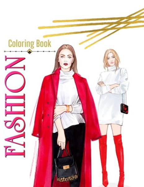 Cover for Pink Milk · Fashion Coloring Book (Paperback Book) (2020)