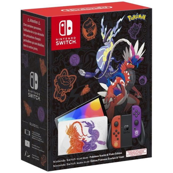 Cover for Switch · Nintendo Switch Console  OLED Model  Pokemon Scarlet  Violet Edition EU Switch (MISC)