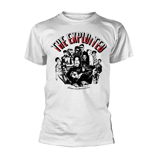 Cover for The Exploited · Barmy Army (White) (T-shirt) [size XL] (2023)