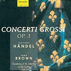 Cover for Brown,iona / Amf · * HÄNDEL: Concerti Grossi Op. 3 (CD) (1997)