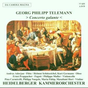 Cover for Telemann / Adorjan / Nagele / Heidelb · Con Galante (CD) (2012)