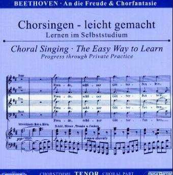 Cover for Ludwig van Beethoven (1770-1827) · Chorsingen leicht gemacht:BeethovenAn die Freude (Tenor) (CD)