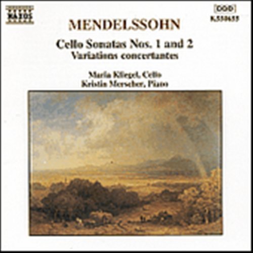 Cover for Kliegel / Merscher · MENDELSSOHN: Cello Sonatas 1&amp;2 (CD) (1994)