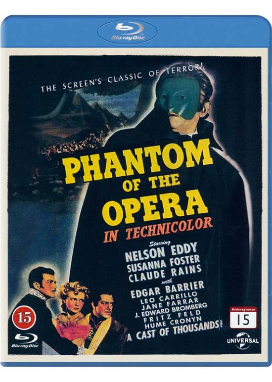 Phantom of the Opera (1943) -  - Elokuva - JV-UPN - 5050582924558 - keskiviikko 23. tammikuuta 2013