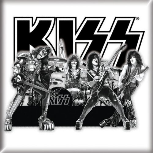 KISS Fridge Magnet: Graphite Band - Kiss - Merchandise - Epic Rights - 5055295337558 - 17. oktober 2014