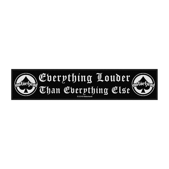 Cover for Motörhead · Motorhead Super Strip Patch: Everything Louder (Patch)