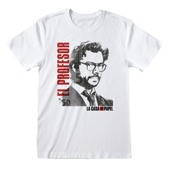 Cover for T-Shirt · Casa De Papel (La): El Profesor (T-Shirt Unisex Tg. M) (N/A) [size M] (2019)