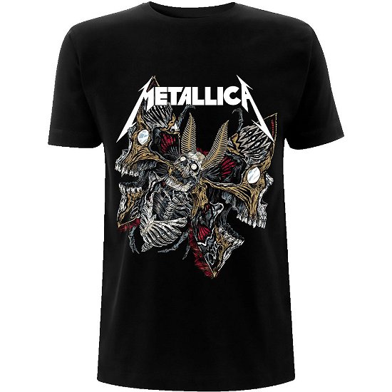 Metallica Unisex T-Shirt: Skull Moth - Metallica - Merchandise -  - 5056187736558 - 