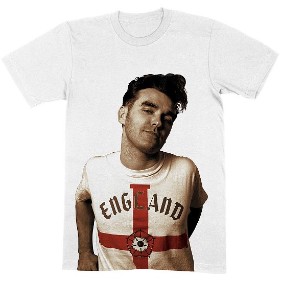 Morrissey · Morrissey Unisex T-Shirt: Glamorous Glue (T-shirt) [size M] [White - Unisex edition]