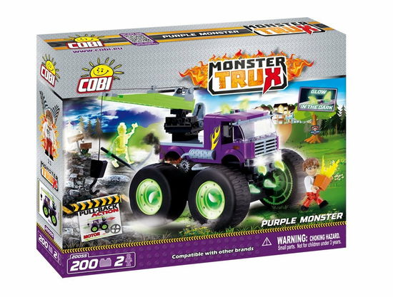 Cover for Cobi · Cobi - Monster Trux 20055 - Purple Pull Back 200 Pz (Toys)