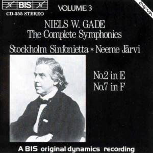 Symphonies 2 & 7 - Gade / Jarvi / Stockholm Sinfonietta - Musikk - Bis - 7318590003558 - 19. april 1993