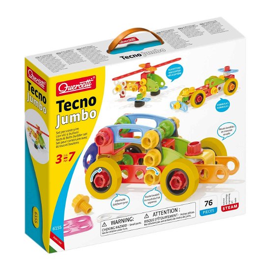 Cover for Quercetti · Tecno Jumbo Quercetti: 76-delig (6155) (Toys)