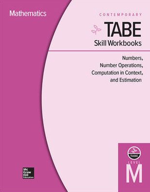 Cover for Contemporary · TABE Skill Workbooks Level M Numbers, Number Operations, Computation in Context, and Estimation (Spiral Book) (2011)