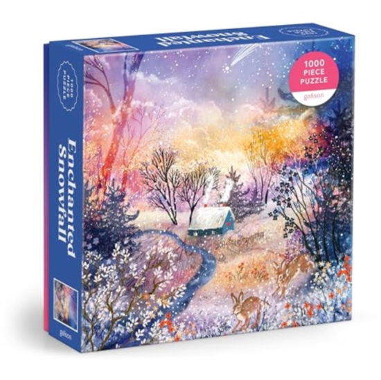 Enchanted Snowfall 1000 Piece Foil Puzzle - Galison - Brætspil - Galison - 9780735382558 - 15. august 2024