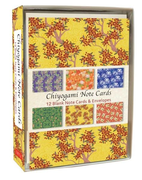 Chiyogami Note Cards - Tuttle Editors - Kirjat - Tuttle Publishing - 9780804851558 - tiistai 9. lokakuuta 2018
