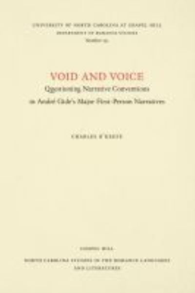 Cover for Charles O'Keefe · Void and voice (Book) (1996)