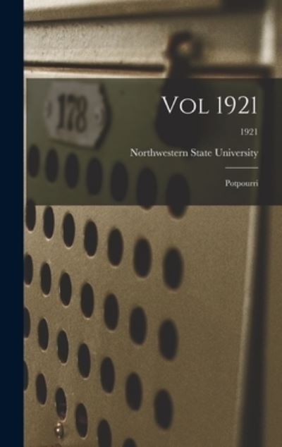 Cover for Northwestern State University · Vol 1921 (Hardcover Book) (2021)