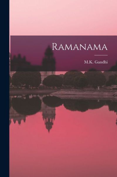 Cover for M K Gandhi · Ramanama (Paperback Bog) (2021)